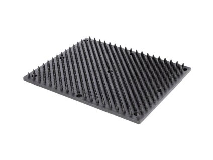 Nástěnné gumové drbadlo pro koně/skot KERBL černé 40cm