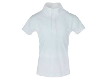 Dětské závodní tričko COVALLIERO bílé (152/158)