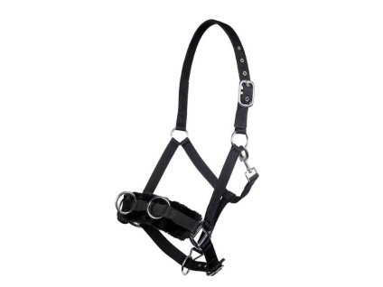 Lonžovací obnosek HKM s beránkem black COB