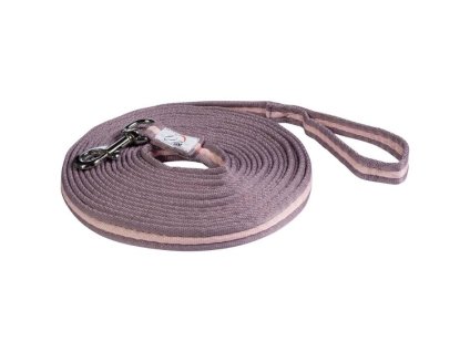 Lonž HKM Catherine mauve/light rose