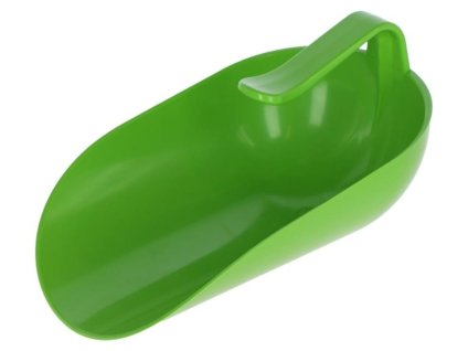 Odměrka na krmivo KERBL s rukojetí zelená