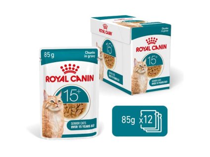 Kapsička ROYAL CANIN Cat Ageing 15+ 12x85g (v omáčce) (multipack)