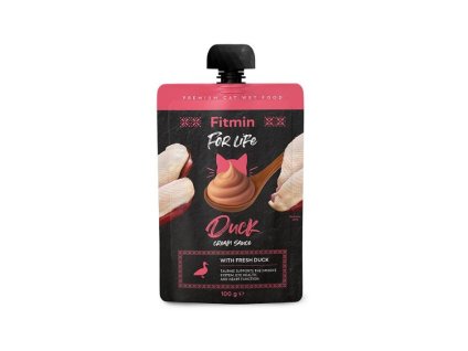 Fitmin For Life Cat Cream Sauce Duck 100g