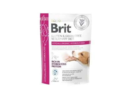 BRIT VD Dog Grain Free Hypoallergenic Hydrolyzed 400g
