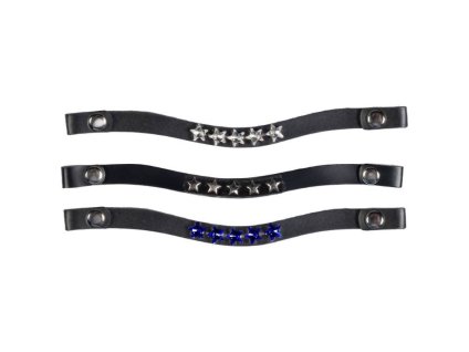 Set čelenek HKM pro Hobby Horsing navy blue (3ks)