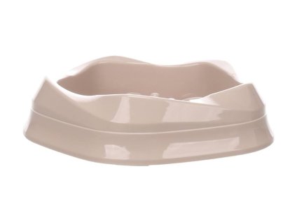 Miska FLAMINGO Nambo protihltací béžová 18,5x5x20cm (500ml)