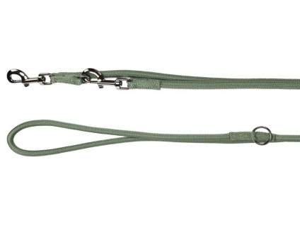 Vodítko FLAMINGO Aiden nylonové kulaté khaki 1x200cm