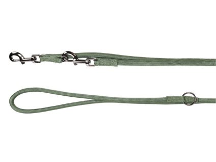 Vodítko FLAMINGO Aiden nylonové kulaté khaki 1,2x200cm