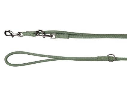 Vodítko FLAMINGO Aiden nylonové kulaté khaki 1,2x250cm