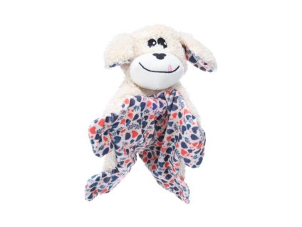 Hračka FLAMINGO plyš - Floreo pes bez výplně béžový 33x22x9cm