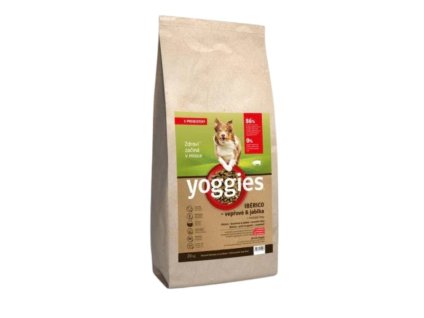 YOGGIES Minigranule vepřové maso Iberico & jablka 20kg