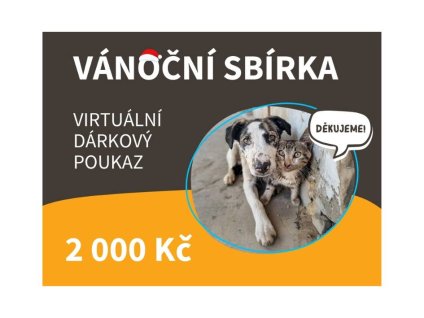 Virtuální dárkový poukaz do Vánoční sbírky 2 000 Kč