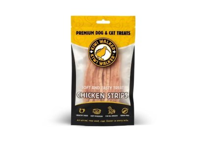 KIWI WALKER Air Dried Soft Chicken Strips 100g