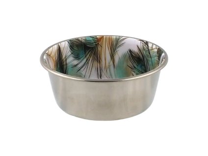 Nerezová miska DOG FANTASY vzorovaný vnitřek (300ml) 11cm