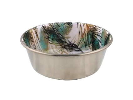 Nerezová miska DOG FANTASY vzorovaný vnitřek (480ml) 13cm