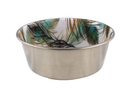 Nerezová miska DOG FANTASY vzorovaný vnitřek (1000ml) 16cm