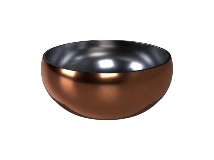 Nerezová miska DOG FANTASY dvojitá stěna rosegold (376ml) 12cm