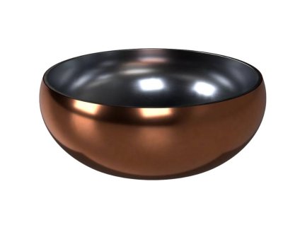 Nerezová miska DOG FANTASY dvojitá stěna rosegold (800ml) 16cm