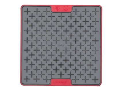 LICKIMAT Buddy TUFF lízací podložka červená 20x20cm