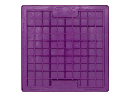 LICKIMAT Playdate lízací podložka fialová 20x20cm