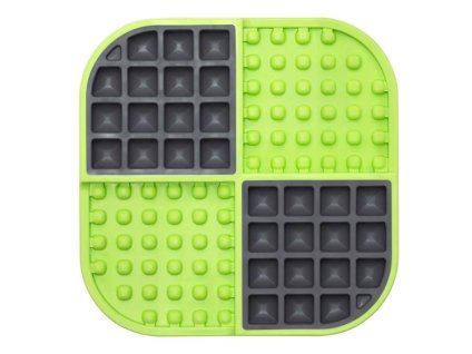 LICKIMAT Slomo lízací podložka zelená 20x20cm