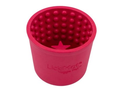LICKIMAT Yoggie Pot lízací kelímek růžový 10x9cm