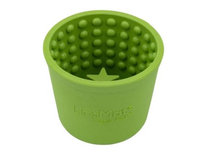 LICKIMAT Yoggie Pot lízací kelímek zelený 10x9cm