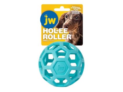 JW PET Hol-EE děrovaný míč mint (S) 8cm