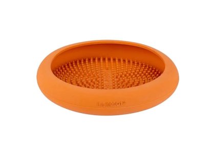 LICKIMAT UFO lízací miska oranžová 18cm