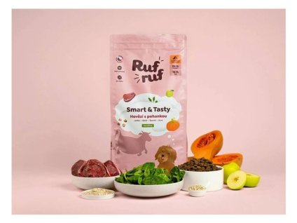 RUFRUF Smart & Tasty hovězí s pohankou 2kg