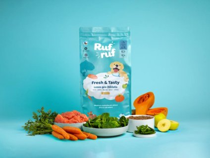 RUFRUF Fresh & Tasty losos pro štěňata 2kg