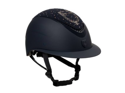 Bezpečnostní helma EQUESTRO Proxima navy/navy shiny (S)