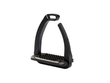 Dětské bezpečnostní třmeny ACAVALLO Rel-X Easy total black