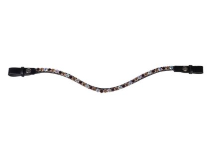 Čelenka HKM Crystals amber COB