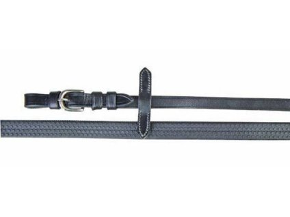 Otěže HKM gumové black COB