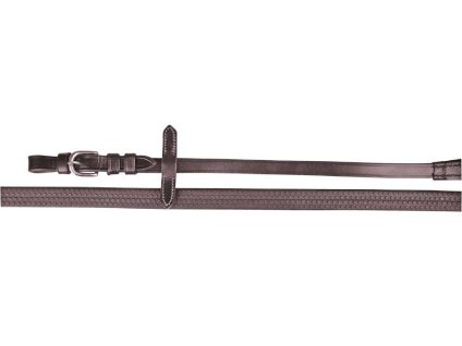 Otěže HKM gumové brown COB