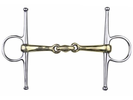 Udidlo pelham HKM argentan dvakrát lomené 155mm/16mm