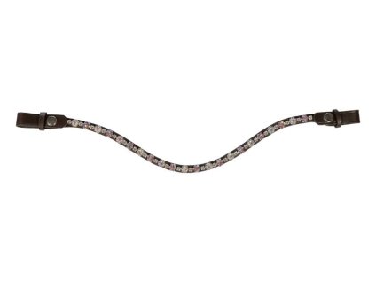 Čelenka HKM Daisy brown/dark rose COB