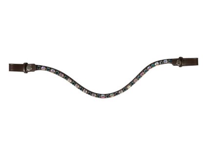 Čelenka HKM Amazing brown/petrol COB