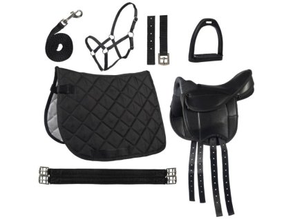 HKM Dětský kompletní set pro shetlandské poníky Lucy black