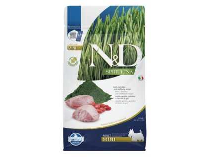 N&D Grain Free Spirulina Dog Adult Mini Lamb & Goji 800g