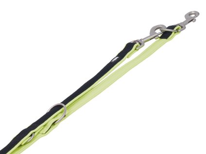 Vodítko NOBBY Mesh Preno neoprenové přepínací žluté (L/XL) 200cm