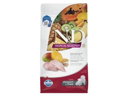 N&D Low Grain Tropical Selection Dog Puppy Medium/Maxi Chicken 2kg