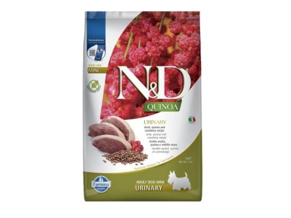 N&D Grain Free Quinoa Dog Adult Mini Urinary Duck & Cranberry 5kg