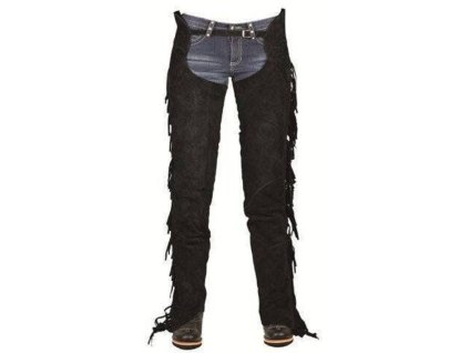 Chaps HKM s třásněmi black (XXL)