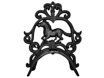 Litinový věšák na uzdečky HKM black