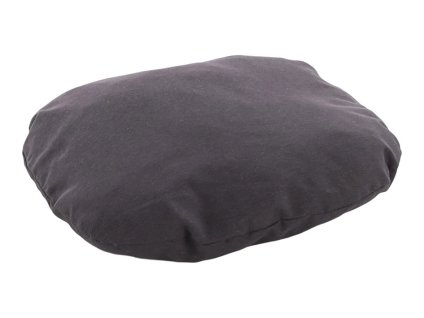 Polštář FLAMINGO Panama oválný tmavě šedý 50x40x8cm (DOPRODEJ)