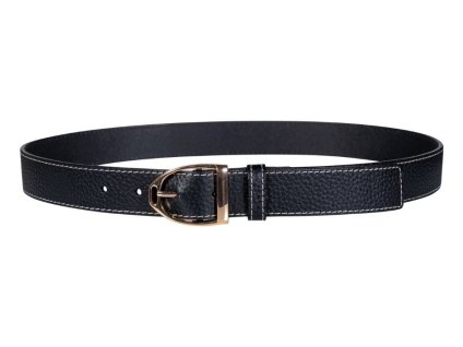 Kožený pásek HKM Marrakesh black 90cm
