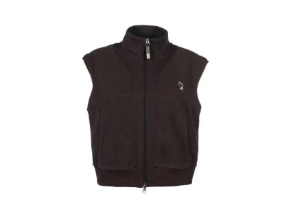 Dámská jezdecká vesta HKM Lauria Garrelli Arezzo Teddy dark brown (L)