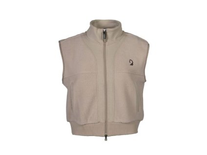 Dámská jezdecká vesta HKM Lauria Garrelli Arezzo Teddy beige (M)